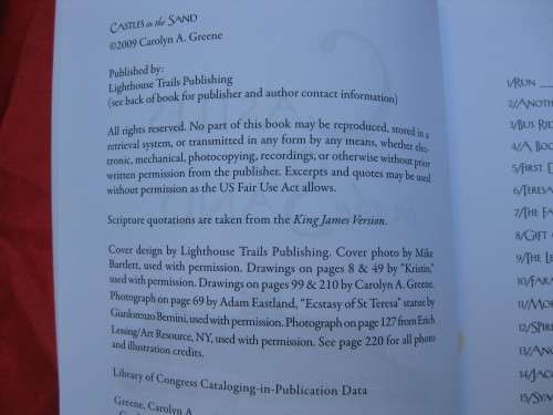 `Castles in the Sand` Soft cover.