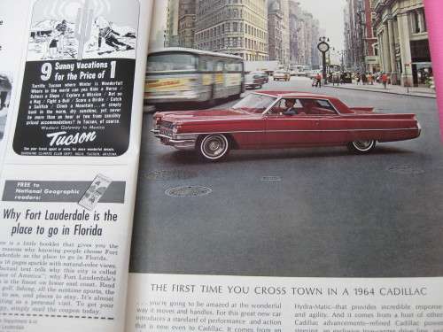 Retro.  `National Geographic` magazine.  January, 1964.
