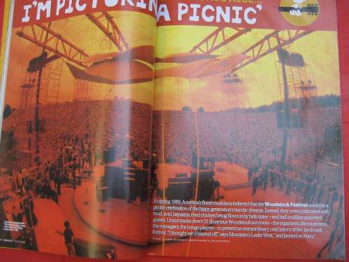 `Uncut` magazine  May, 2009  Woodstock.