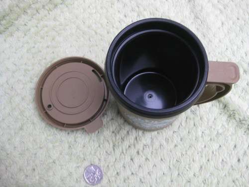 Kruger National Park plastic mug with lid.
