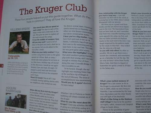 `Go! Kruger`  Magazine.  Special Edition.