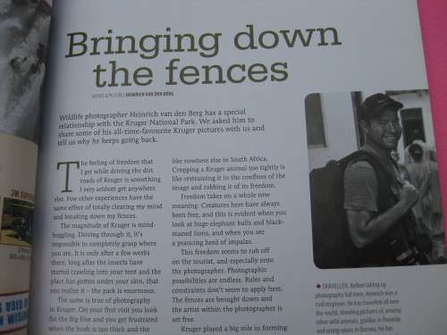 `Go! Kruger`  Magazine.  Special Edition.