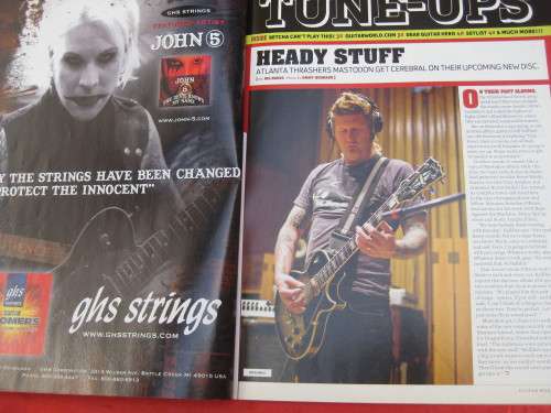 `Guitar` magazine  December, 2008.  Metallica.