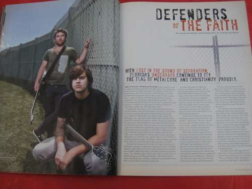 `Guitar` magazine  December, 2008.  Metallica.