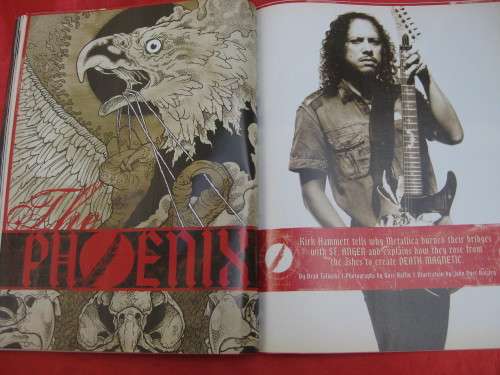 `Guitar` magazine  December, 2008.  Metallica.