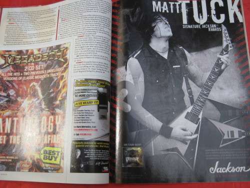 `Guitar` magazine  December, 2008.  Metallica.