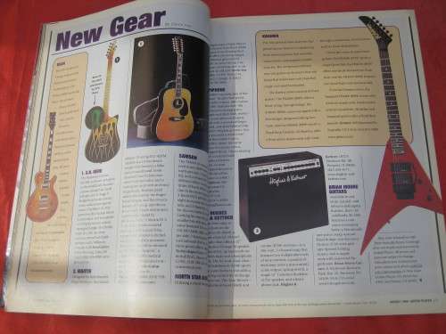 `Guitar Player` magazine August, 1999. Santana.