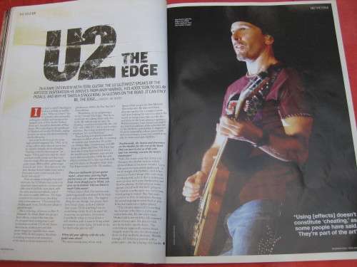 `Total Guitar` magazine November, 2009. U2