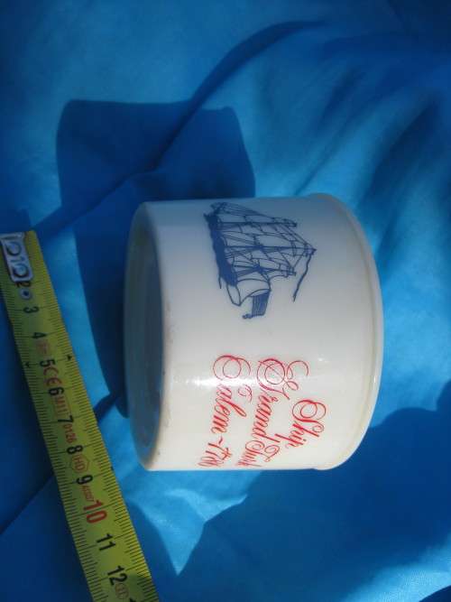 Retro `Old Spice` shaving mug.  Porcelain.