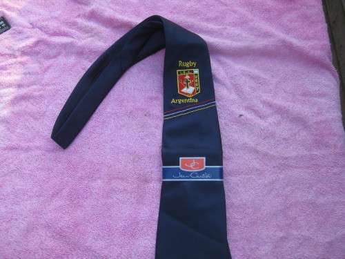 2007.  Argentina rugby tie.  Almost new.  Jean Cartier.   Made in Buenos Aires.