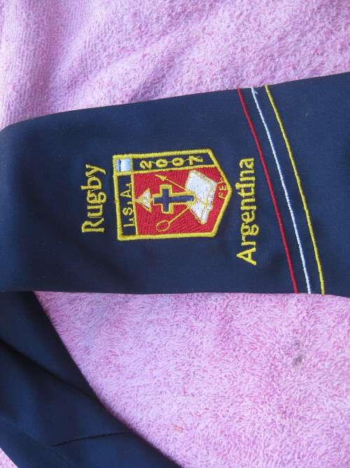 2007.  Argentina rugby tie.  Almost new.  Jean Cartier.   Made in Buenos Aires.