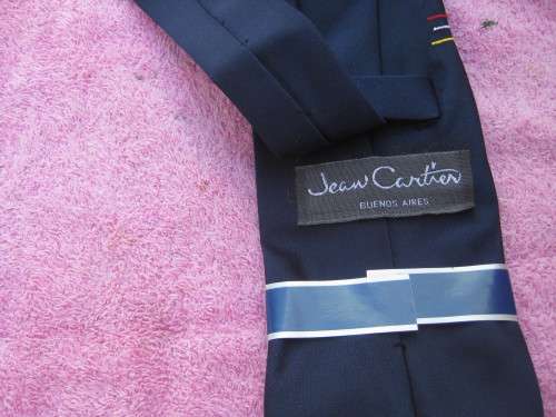 2007.  Argentina rugby tie.  Almost new.  Jean Cartier.   Made in Buenos Aires.