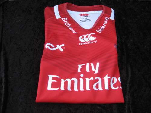 Short-sleeved Lions Rugby shirt. Size: 2XL