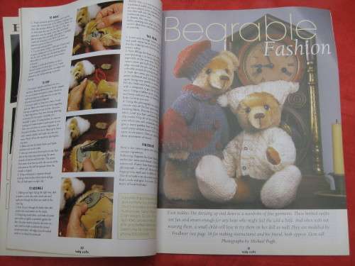 `Best Ever Teddy Bear Crafts` Magazine.  Issue 1.