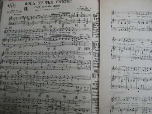 `Roll up the Carpet, Ac-cent-tchu-ate the Positive`  Sheet music.