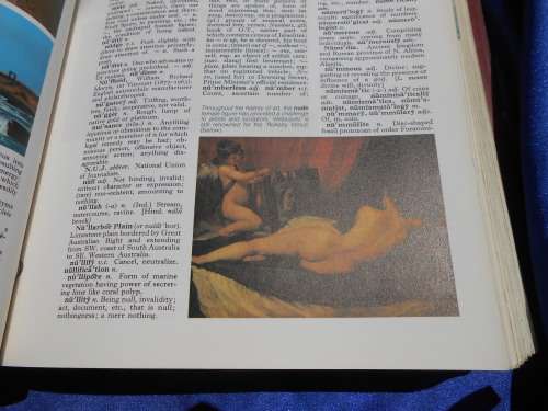 1976  `The New Oxford Dictionary`  2 Volumes. Hard cover.