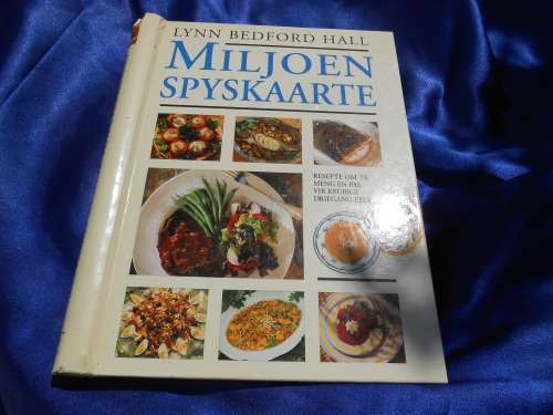 `Miljoen Spyskaarte`  Lynn Bedford Hall.  Hard cover.