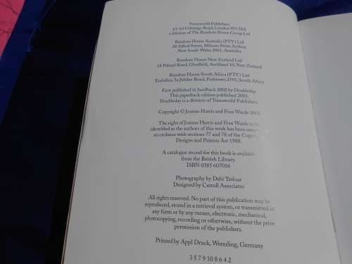 `The French Kitchen` A Cookbook.  Joanne Harris & Fran Warde.  Soft cover.