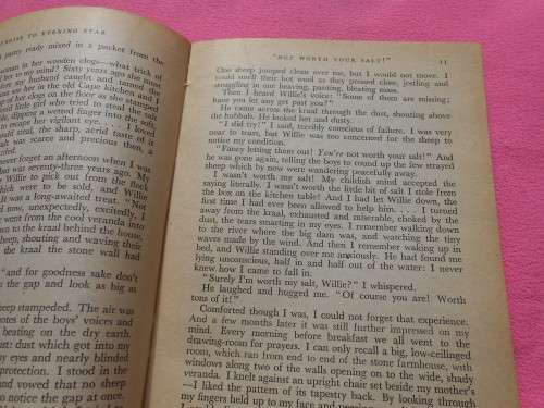 `Sunrise to Evening Star`  My seventy years in South Africa by Marina King.  Soft cover.