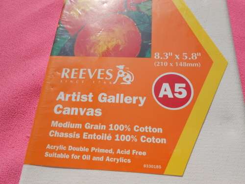 A5 Reeves Artist Gallery Canvas x 2 and Mini Display Easel