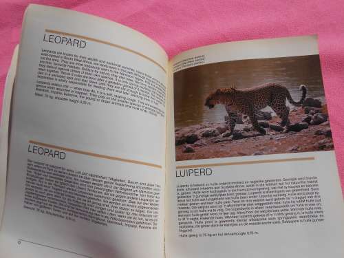 `Animals of Etosha/Die Tiere in Etoscha/Diere van Etosha`  Soft cover.