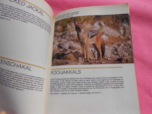 `Animals of Etosha/Die Tiere in Etoscha/Diere van Etosha`  Soft cover.