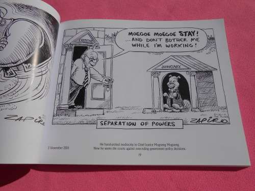 `Zapiro But will it stand up in court?` Soft cover.