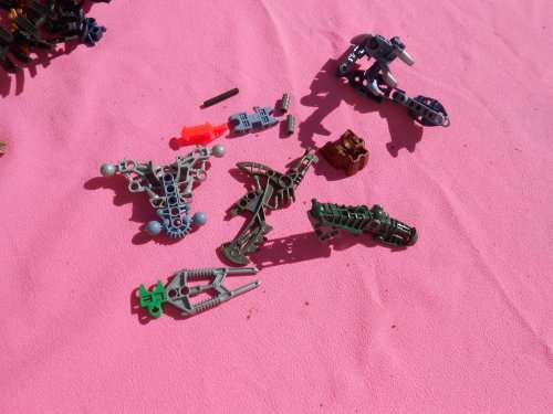 Lego.  Random pieces - as found.