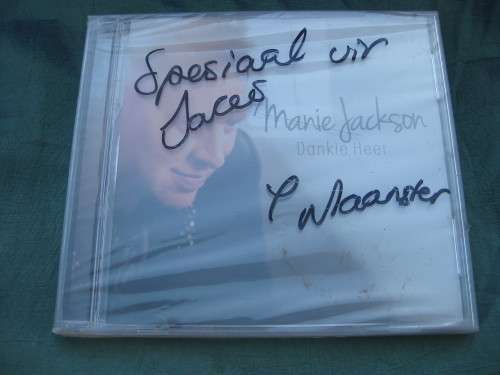 CD Manie Jackson.  Dankie Heer.  Signed.