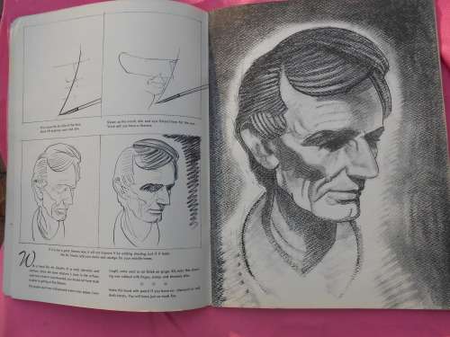 `Heads from Life` Charcoal, Crayon, Pencil.  Walter J. Foster. Soft cover.