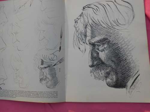 `Heads from Life` Charcoal, Crayon, Pencil.  Walter J. Foster. Soft cover.