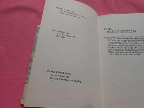 `The Beatles`  The Authorised Biography.  Hard cover.