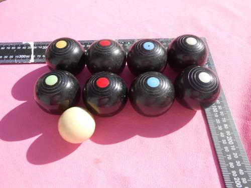 Carpet bowls.