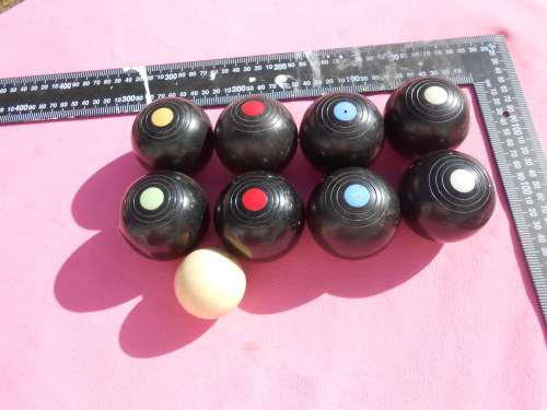 Carpet bowls.