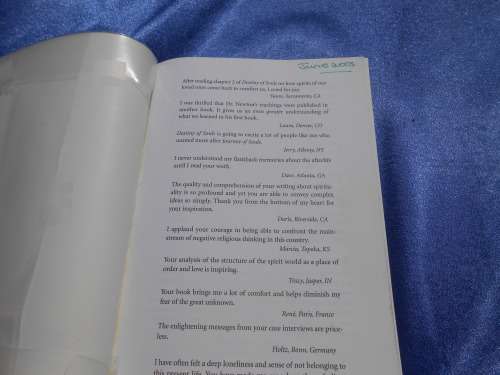 `Destiny of Souls`  Michael Newton, Ph.D.  Soft cover.
