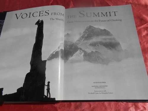 `Voices from the Summit`  McDonald/Amatt.  Hard cover.