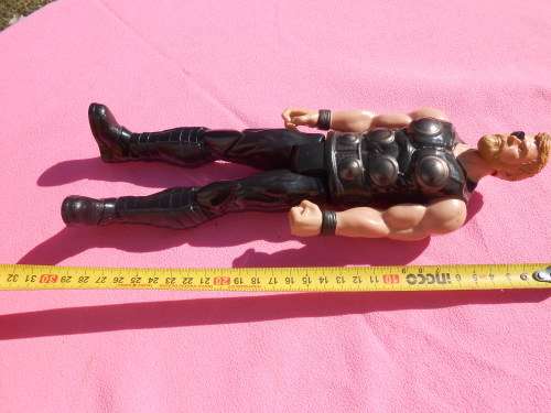 12` Action Figures.  Second-hand  (A)