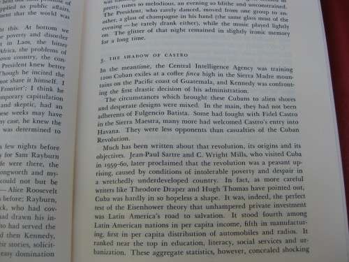 `A Thousand Days`  John F. Kennedy in the White House.  Hard cover.
