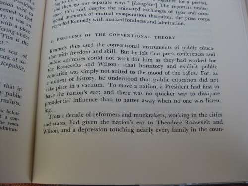 `A Thousand Days`  John F. Kennedy in the White House.  Hard cover.