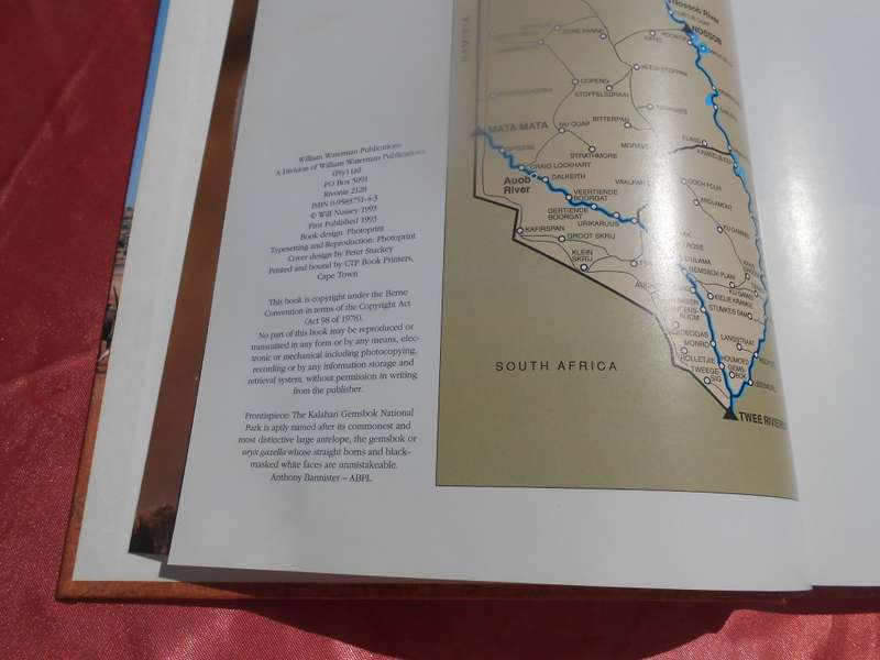`The Crowded Desert`  The Kalahari Gemsbok Park.  Wilf Nussey.  Hard cover.