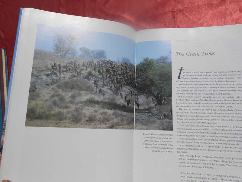 `The Crowded Desert`  The Kalahari Gemsbok Park.  Wilf Nussey.  Hard cover.