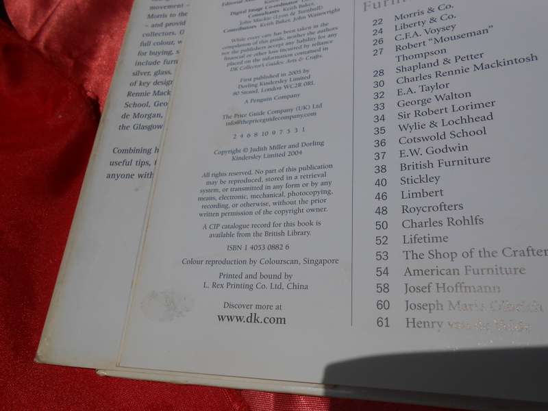 `DK Collector`s Guide.  Arts and Crafts`  Judith Miller.  Hard cover.