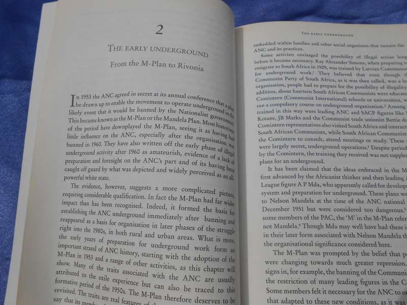 `The ANC Underground in South Africa`  Raymond Suttner.  Soft cover