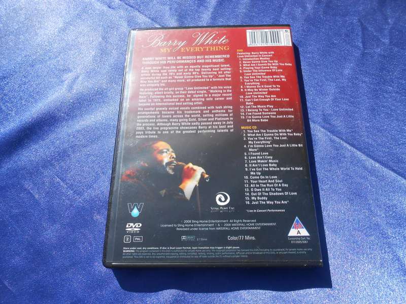 DVD Barry White.  My Everything.