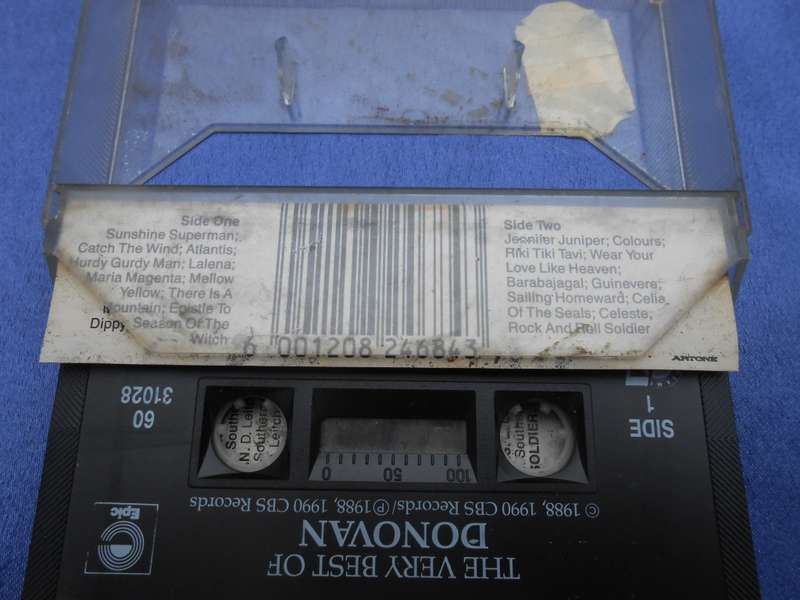 1990. Tape Cassette  The very best of Donovan.