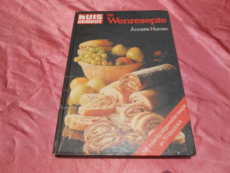 `Huisgenoot se Wenresepte.  Annette Human.  Hard cover.