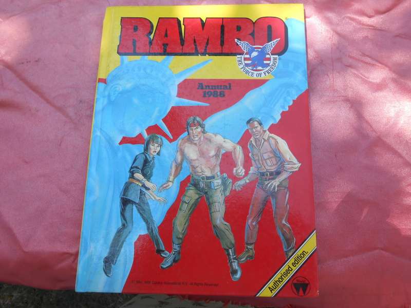 `Rambo Annual 1988`  Hard cover.