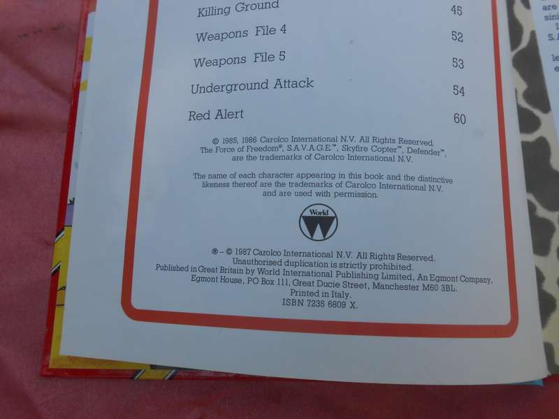 `Rambo Annual 1988`  Hard cover.