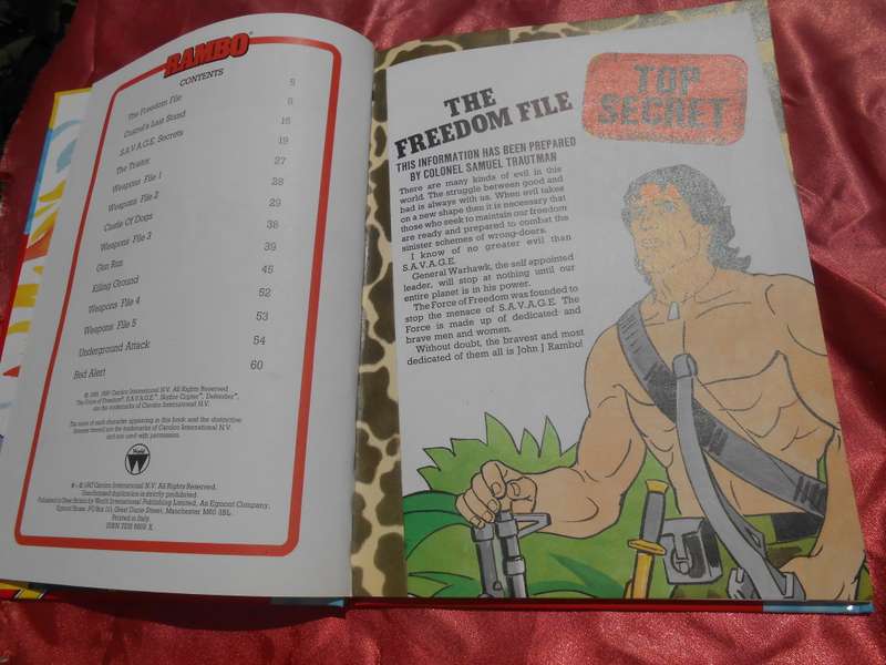 `Rambo Annual 1988`  Hard cover.