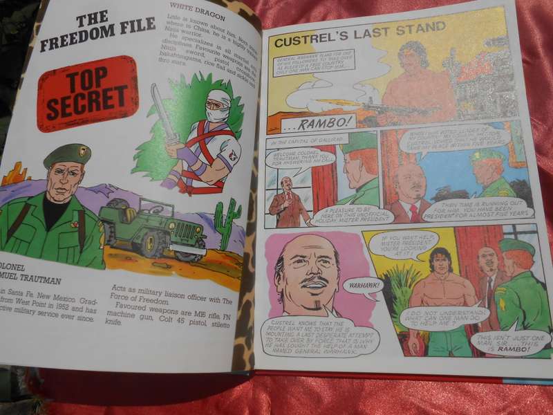 `Rambo Annual 1988`  Hard cover.